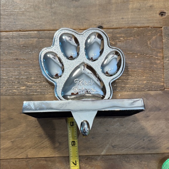 Silver Paw Stocking Holder - Picture 8 of 8